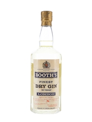 Booth's Finest Dry Gin Bottled 1964 75cl / 40%