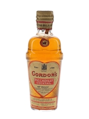 Gordon's Piccadilly Cocktail Spring Cap Bottled 1940s-1950s 5cl / 26%