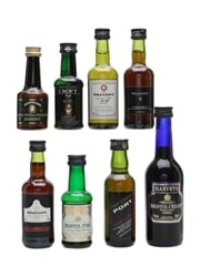 Fortified Wine Miniatures Including Graham's, Harveys & Croft 10cl & 7 x 5cl