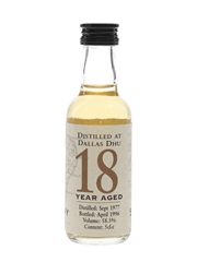 Dallas Dhu 1997 18 Year Old Bottled 1996 - The Whisky Connoisseur 5cl / 58.5%