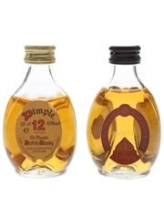Dimple 12 Year Old & 15 Year Old Bottled 1980s 2 x 5cl / 40%