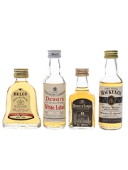 Bell's, Dewar's, House Of Lords, The Real Mackenzie  4 x 5cl