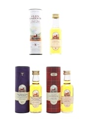 Glen Garioch 8 & 12 Year Old Bottled 2000s - The National Trust For Scotland 3 x 5cl