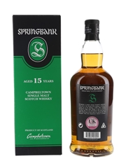 Springbank 15 Year Old Bottled 2020 70cl / 46%