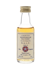 Glenfarclas 8 Year Old Bottled 1980s - NALC Area 42 5cl / 40%