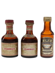 Drambuie & Lochan Ora Bottled 1960s & 1970s 3 x 5cl / 40%