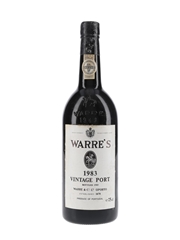 Warre's 1983 Vintage Port Bottled 1985 75cl / 20%