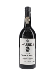 Warre's 1983 Vintage Port Bottled 1985 75cl / 20%