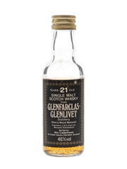 Glenfarclas Glenlivet 21 Year Old Bottled 1980s - Cadenhead's 5cl / 46%