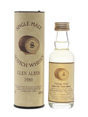 Glen Albyn 1980 12 Year Old Bottled 1993 - Signatory Vintage 5cl / 43%