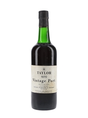 Taylor 1970 Vintage Port Bottled 1972 75cl