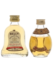 Bell's Extra Special & Haig's Dimple Bottled 1970s 2 x 5cl / 40%