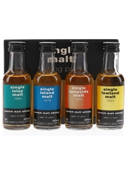 Oddbins Single Malt Tasting Pack Scottish Independent Distillers 4 x 5cl / 40%