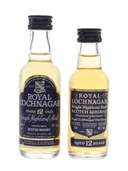 Royal Lochnagar 12 Year Old Bottled 1980s & 1990s 2 x 5cl / 40%