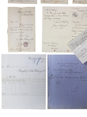 John Watney & Co. Wandsworth Distillery Correspondence & Receipts, Dated 1877-1907 William Pulling & Co. 