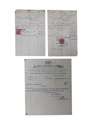 J G Thomson & Co. Correspondence & Receipts, Dated 1904-1905