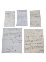 James Jameson Marrowbone Lane Distillery Correspondence, Dated 1844-1847