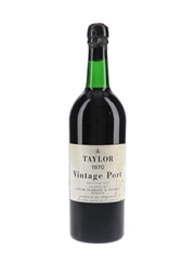 Taylor 1970 Vintage Port Bottled 1972 75cl