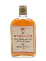 Macallan 10 Year Old Campbell, Hope & King 70 Proof Bottled 1970s 37.5cl / 40%