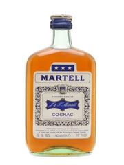 Martell 3 Star Cognac Bottled 1970s 35cl / 40%