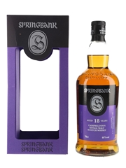 Springbank 18 Year Old Bottled 2015 70cl / 46%