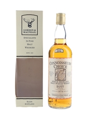 Banff 1974 Connoisseurs Choice Bottled 1996 - Gordon & MacPhail 70cl / 40%