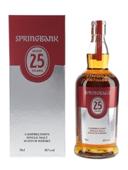 Springbank 25 Year Old Bottled 2018 70cl / 46%