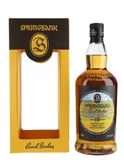 Springbank 2007 10 Year Old Local Barley Bottled 2017 70cl / 57.3%