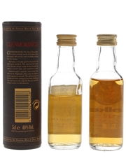 Glenmorangie 10 Year Old & Walkers 12 Year Old Bottled 1980s 2 x 5cl / 40%