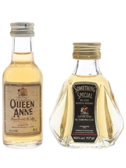 Queen Anne & Something Special Bottled 1970s & 1980s 2 x 5cl / 40%