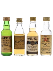 Catto's, Eaglesome, John Barr & The Real Mackenzie Bottled 1980s 4 x 5cl