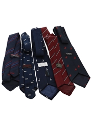 Scotch Whisky Neckties Ballantine's, Bell's, Famous Grouse, Isle of Skye, Whyte & Mackay 