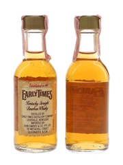 Early Times Bottled 1980s 2 x 5cl