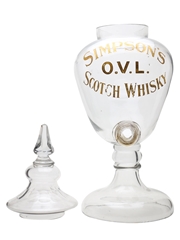 Simpson's OVL Scotch Whisky Dispenser