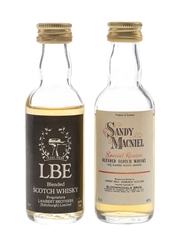 LBE & Sandy Macniel Bottled 1980s - Lambert Brothers 2 x 5cl / 40%