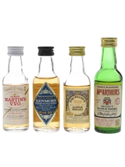Assorted Blends James Martin's VVO, Kenmore, King William IV & MacArthur's Select 4 x 5cl / 40%