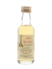 Banff 1976 15 Year Old Mini Bottle Club 1993 - James MacArthur's 5cl / 61.1%