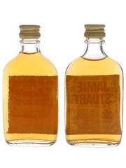 Jamie Stuart Blended Scotch Whisky Bottled 1960s-1970s - J & G Stewart Ltd 2 x 5cl / 40%