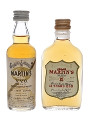James Martin's 12 Year Old & VVO Bottled 1970s 2 x 4cl / 43%