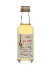 Teaninich 1973 21 Year Old James MacArthur's 5cl / 57.2%