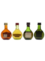 Assorted Armagnac Bottled 1980s 4 x 3cl / 40%