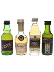 Assorted Blended Scotch Whisky Bottled 1980s 4 x 4.7cl-5cl