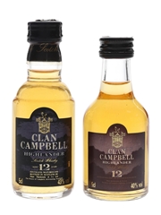 Clan Campbell 12 Year Old  2 x 5cl