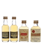 Fauchon & Gairloch Bottled 1970s & 1980s-1990s 4 x 5cl