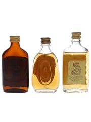 Abbot's Choice, Crawford's & White Horse Bottled 1960s & 1970s 3 x 5cl / 40%