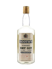 Booth's Finest Dry Gin Bottled 1966 75.7cl / 40%