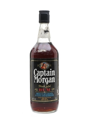 Captain Morgan Black Label Rum Bottled 1980s 75cl / 40%