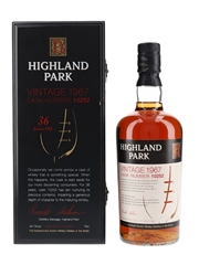 Highland Park 1967 36 Year Old Cask Number 10252 70cl / 49.7%