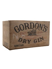 Gordon's Dry Gin Spring Cap Bottled 1950s - US Navy Mess 12 x 75cl / 47.4%