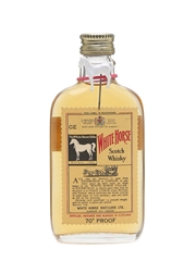 White Horse Miniature With Lucky Charm Bottled 1970s 5cl / 40%